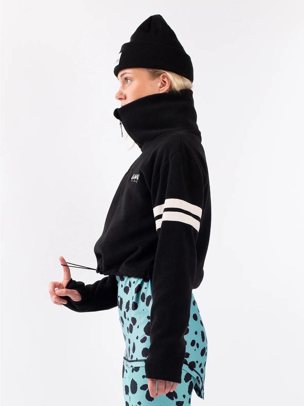 EIVY PEG fleece turtle neck top long sleeve large